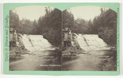 ロッキーフォール、イサカ渓谷、19世紀後半 作： William Frear