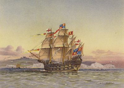 1488年のグレートハリー 作： William Frederick Mitchell