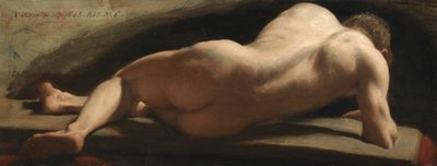 男性のヌード、1843 作： William Frederick Witherington
