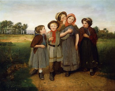 秘密、1855 作： William Frederick Witherington
