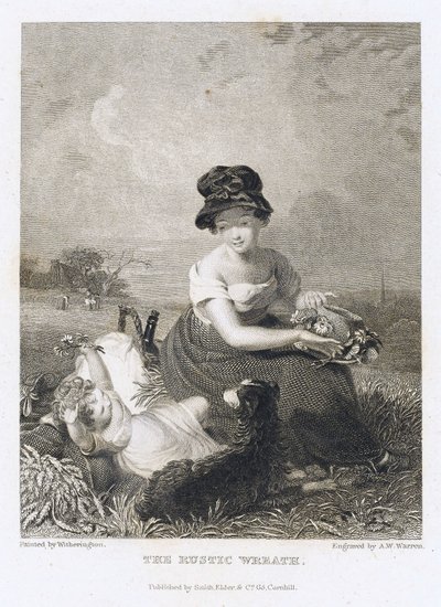 素朴なリース 作： William Frederick Witherington