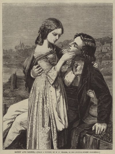 ソフィーとライオネル 作： William Frederick Yeames