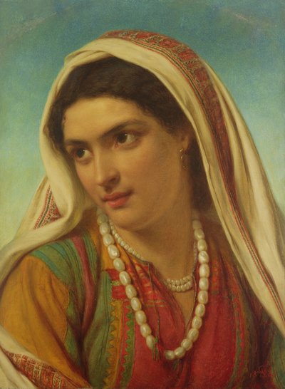 アラブの少女、1866年 作： William Gale