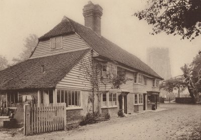 ケント州ホークハーストにて（モノクロ写真） 作： William Galsworthy Davie