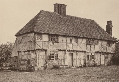 ケント州スワントン・ストリートにて（モノクロ写真） 作： William Galsworthy Davie