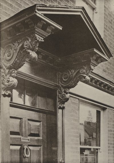 ミドルセックス州アクスブリッジのドアウェイ（モノクロ写真 作： William Galsworthy Davie
