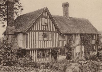 サセックス州セドレスコムのストリーン・ファーム（モノクロ写真） 作： William Galsworthy Davie