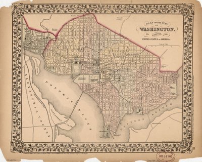 ワシントン市の計画-アメリカ合衆国の国会議事堂 作： William Gamble