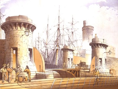 スタンリードックゲート、1864 作： William Gavin Herdman