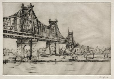 クイーンズボロ橋、ニューヨーク 作： William George Reindel
