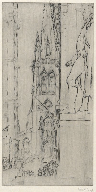 ウォール街 作： William George Reindel