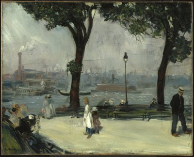 イーストリバーパーク 作： William Glackens