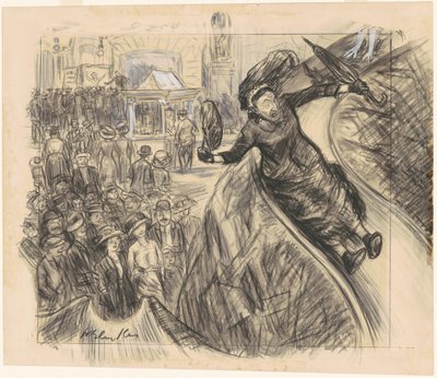 エンパイア ステート エクスプレスよりも速く滑り降りることができました 作： William Glackens