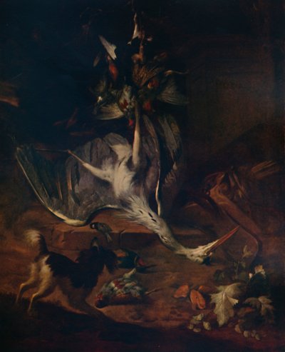 静物と死んだゲーム、c1680、1935 作： William Gowe Ferguson