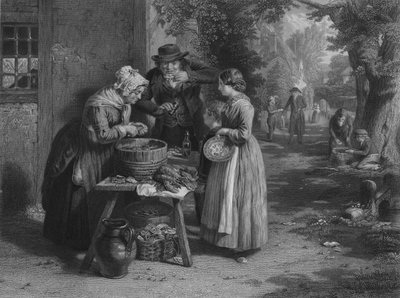 カキの初日、1863 作： William Greatbach
