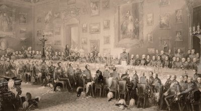 アスプレイハウスでのウォータールーバンケット1836年6月18日。 作： William Greatbach