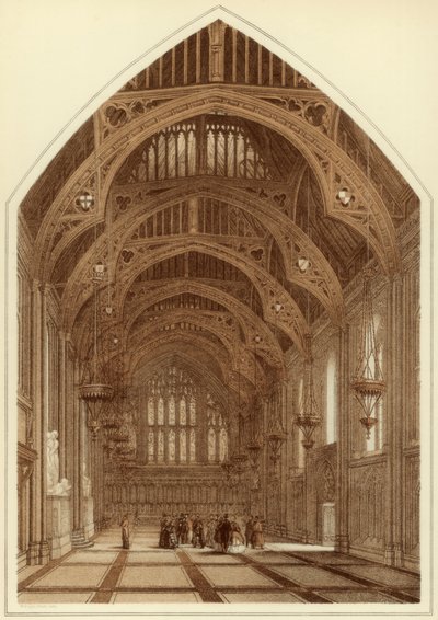 ギルドホールのインテリア、ロンドン市、1886 作： William Griggs