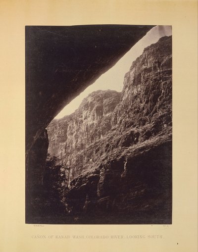 南向きのコロラド川、カナブウォッシュのカニョン 作： William H. Bell