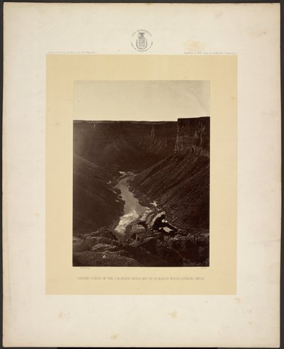 コロラド川グランド・キャニオン、カナブ・ウォッシュ河口、西方向 作： William H. Bell