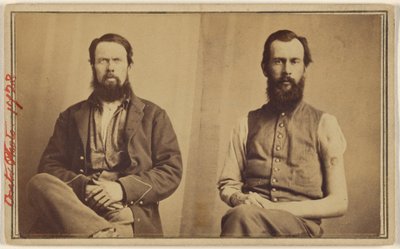 [南北戦争の犠牲者が2人座っている] 作： William H. Bell