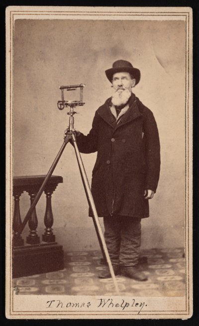 Thomas Whelpley 1797-1881のポートレート、1860年代頃。 作： William H Bowlsby