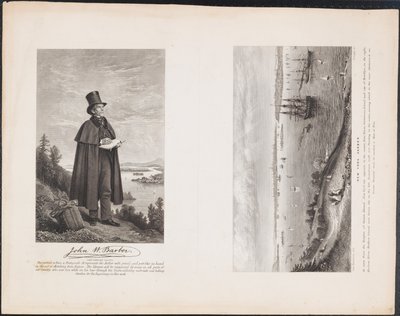 A.ジョン・W・バーバー、B. ニューヨーク・ハーバー、1849年頃（エングレーヴィング 作： William H. Dougal