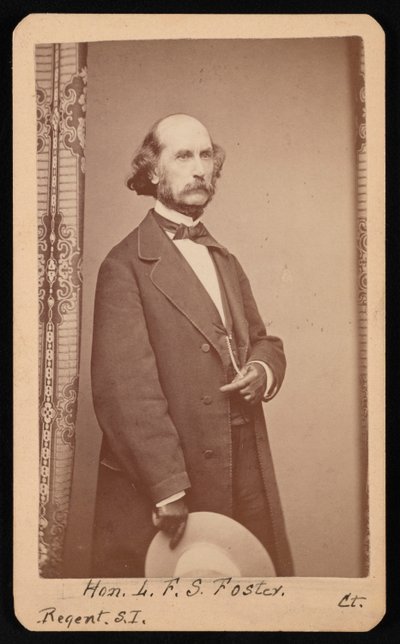 ラファイエット・サビーン・フォスターの肖像 1806-1880年、1871年から1880年の間。 作： William H Jennings
