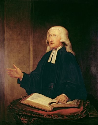 ジョン・ウェスリーの肖像（1703-1791）1788 作： William Hamilton
