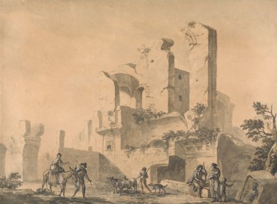 Ruínas em Roma 作： William Hamilton