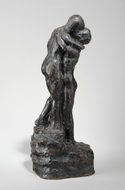 キスのためのマケット、1916年頃（塗られた石膏）（440229も参照） 作： William Hamo Thornycroft