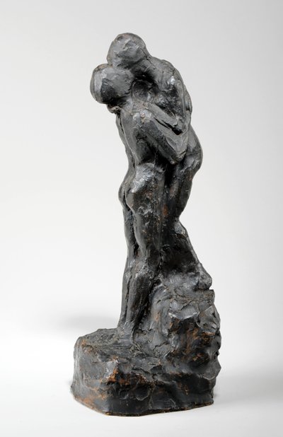 キスのためのマケット、1916年頃（塗られた石膏）（440230も参照） 作： William Hamo Thornycroft