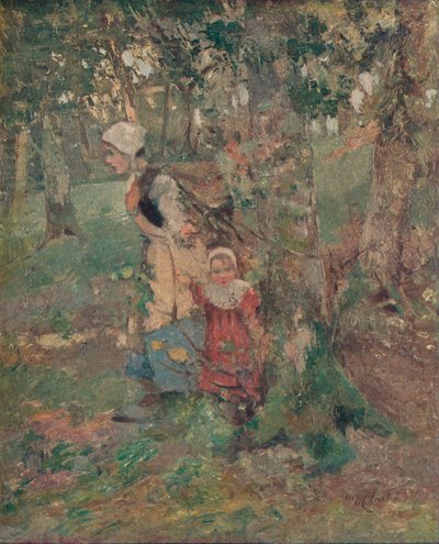 エッジ・オブ・ザ・ウッド、c1916 作： William Hanna Clarke