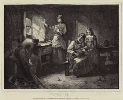 男性が働き、女性が泣く必要があるため 作： William Harris Weatherhead