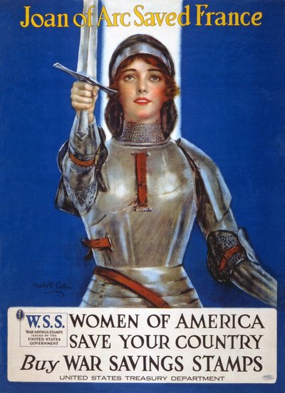 ジャンヌダルク保存フランス、1918年 作： William Haskell Coffin