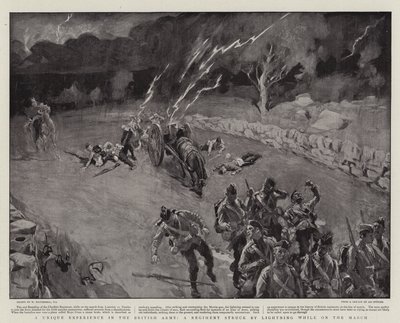英国陸軍でのユニークな体験、3月中にライティングによって攻撃された連隊 作： William Hatherell