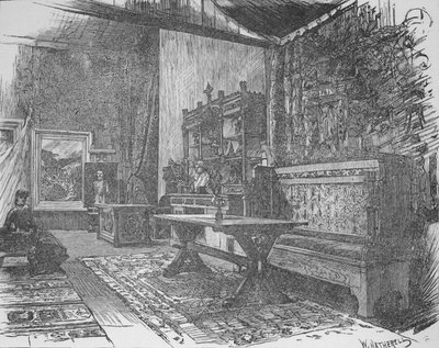 Provenance Studio、1890 作： William Hatherell