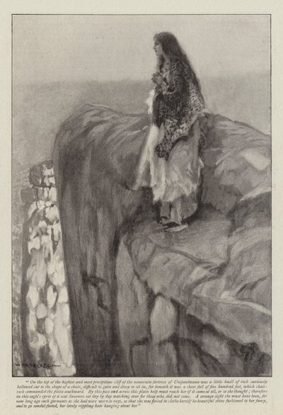 Hライダーハガードによる「ツバメ、大トレックの物語」のイラスト 作： William Hatherell