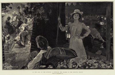夜の涼しさ、レガッタシーズンのテムズ川のシーン 作： William Hatherell