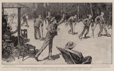 ドクターの不在では、傷ついた人に開いている障害者のハンディキャップ 作： William Hatherell