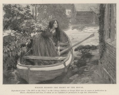 マギーは家の前部に近づきました 作： William Hatherell