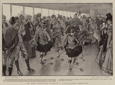 ブレーマー城、ハイランド見送り 作： William Hatherell