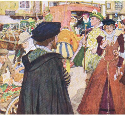シェイクスピアは、マイマガジンpub.1922のLudgate Hillの愚か者たちの愚かなファッションに注目しています。 作： William Hatherell