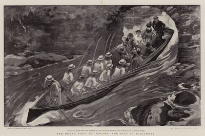 アイルランドへの王室訪問、キラーニーでの滞在 作： William Hatherell