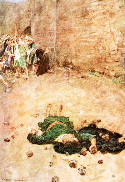 スティーブンの石打ち 作： William Hatherell