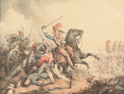 Um Episódio na Batalha de Waterloo 作： William Heath