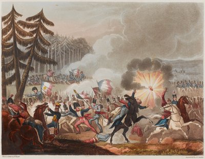 1811年3月5日のバローサの戦い、JCスタドラーの彫刻、1818年公開（アクアチント） 作： William Heath