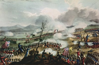 1813年11月10日、ニヴェルの戦い、トーマスサザーランドによって刻まれた1813 作： William Heath