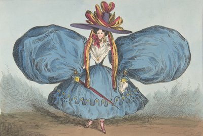 P. Pry Esq.のModern Oddities, Plate 1:袖の不思議なカット、Ay There