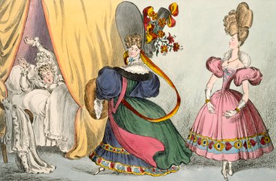 朝、正午、夜、トーマス・マクリーン発行、ロンドン（カラーエッチング）（188367も参照） 作： William Heath