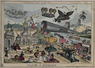 1829年の知性の行進 作： William Heath